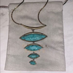 Kendra Scott Morris Necklace Turquoise